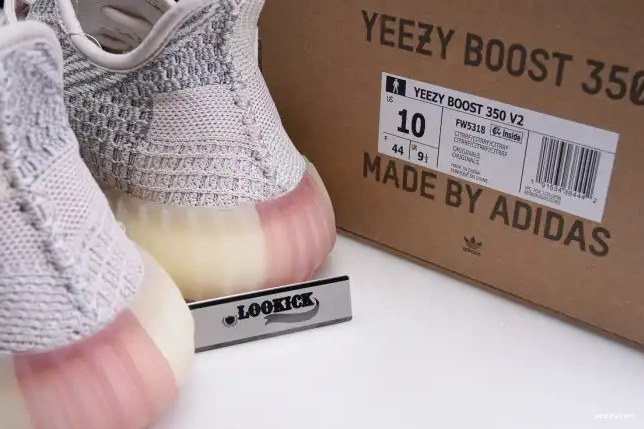 FW5318 V2 'Citrin Yeezy Adidas Reflective' Boost 350 0705
